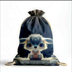 Рюкзак мішок з 3D принтом " кролик маленький казковий"