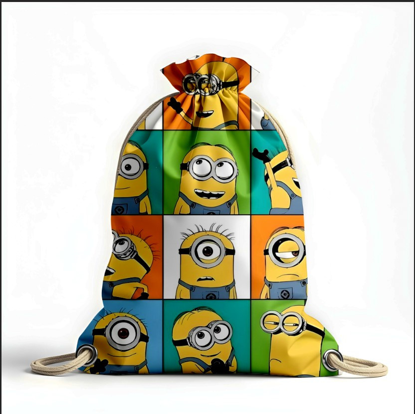 Рюкзак мішок з 3D принтом " пасіпаки мультик"