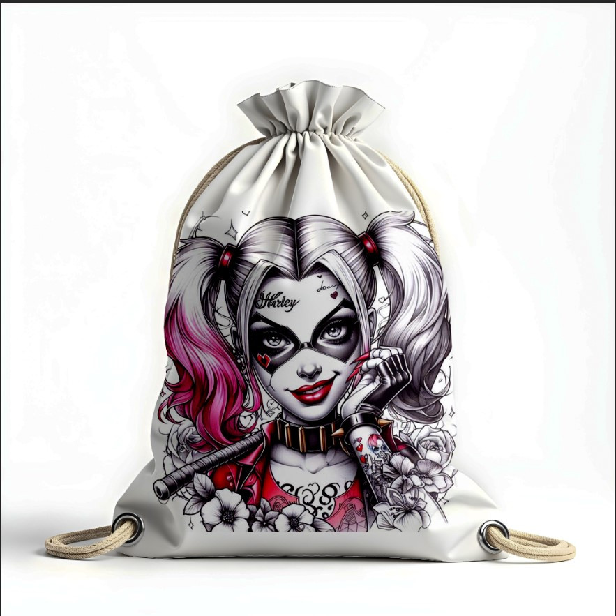 Рюкзак мішок з 3D принтом " Харлі Квін Джокер 1"