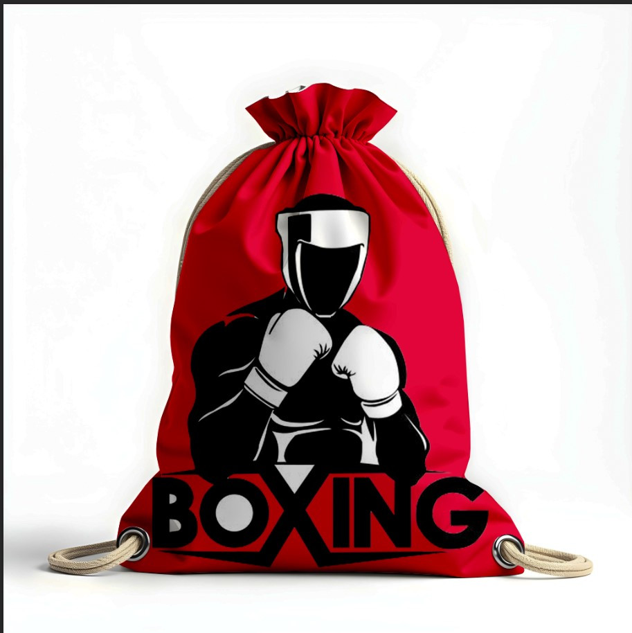 Рюкзак мішок з 3D принтом " боксер арт спорт"