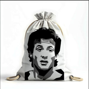 Рюкзак мішок з 3D принтом " Сталоне Роккі арт"