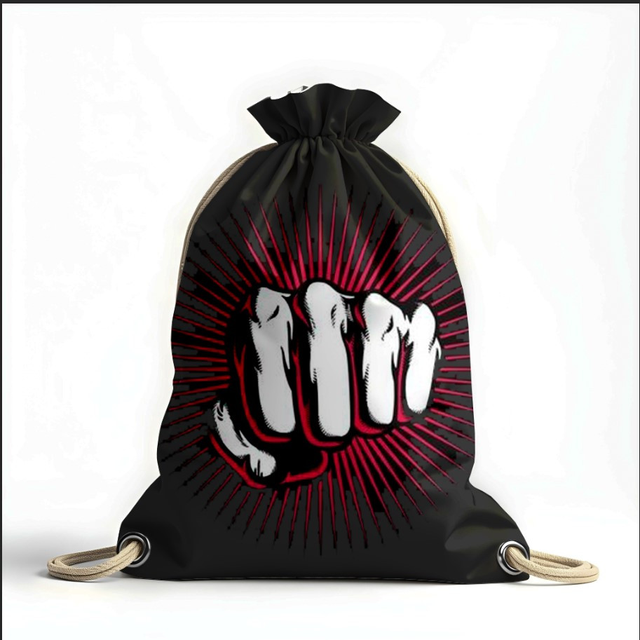 Рюкзак мішок з 3D принтом " армреслинг м'язи арт рука кулак"