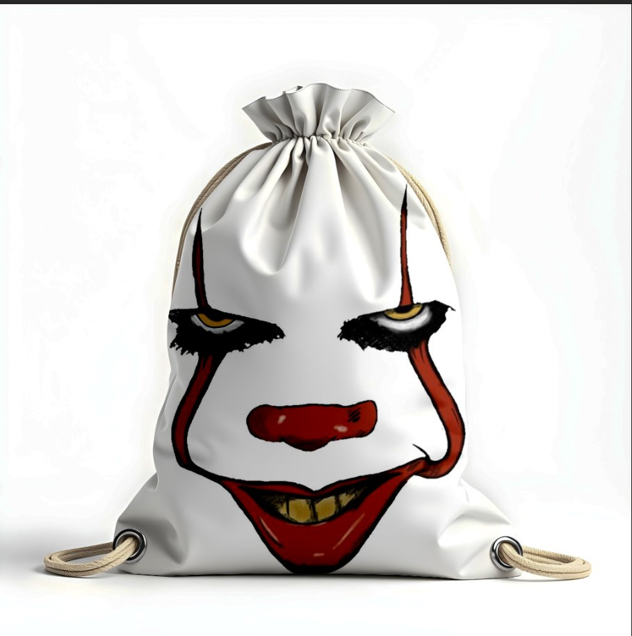 Рюкзак мішок "Воно клоун хорор жахи арт"
