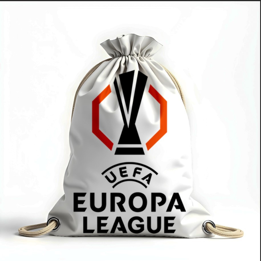 Рюкзак мішок з 3D принтом " Ліга Європи УЄФА логотип"
