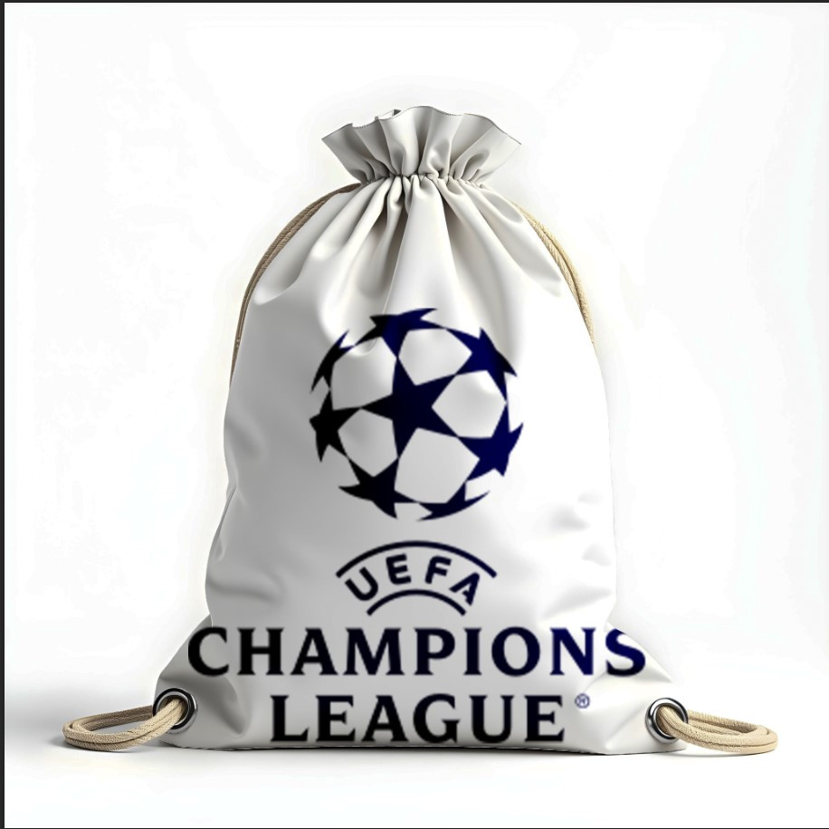 Рюкзак мішок з 3D принтом " Ліга Чемпіонів футбол логотип"
