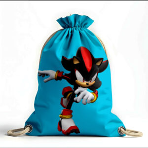 Рюкзак мішок з 3D принтом " Сонік Їжак Шедоу"