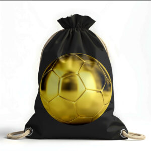 Рюкзак мішок з 3D принтом " м'яч золотий футбол"