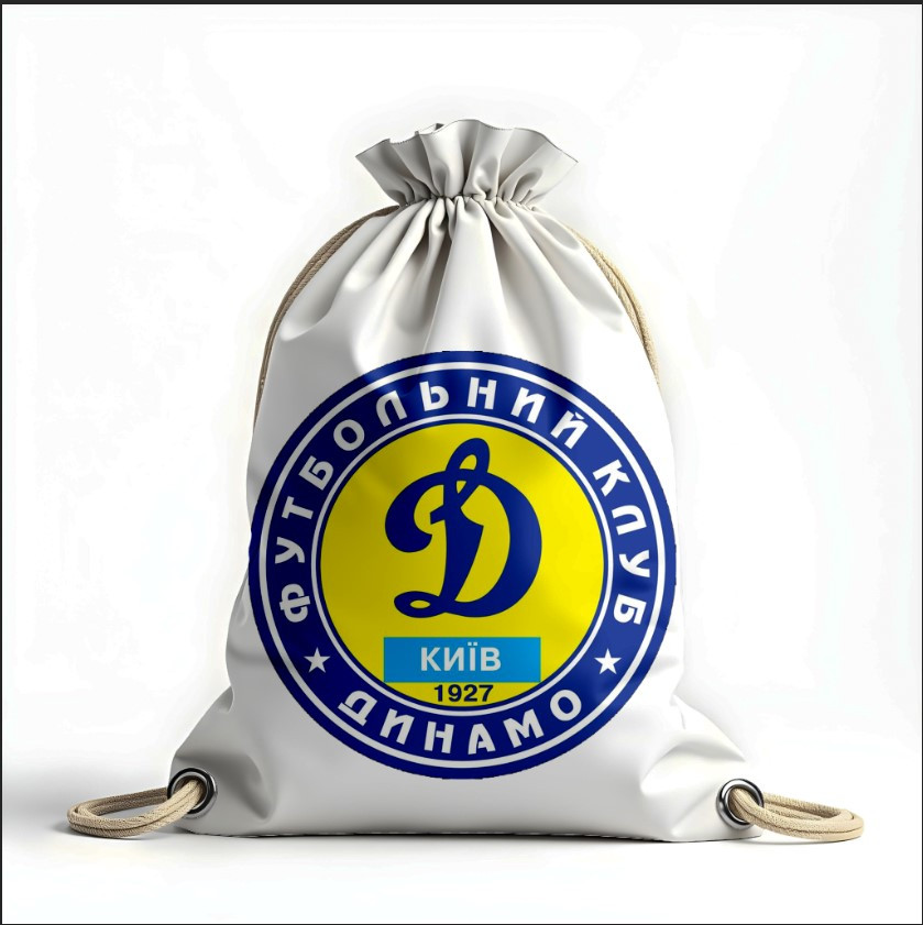 Рюкзак мішок з 3D принтом " Динамо клуб футбол емблема 1"