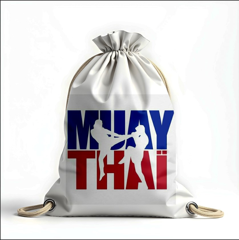 Рюкзак мішок з 3D принтом " Муєй Тай спорт логотип арт 1"