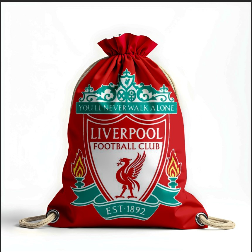 Рюкзак мішок з 3D принтом " Ліверпуль клуб футбол емблема"