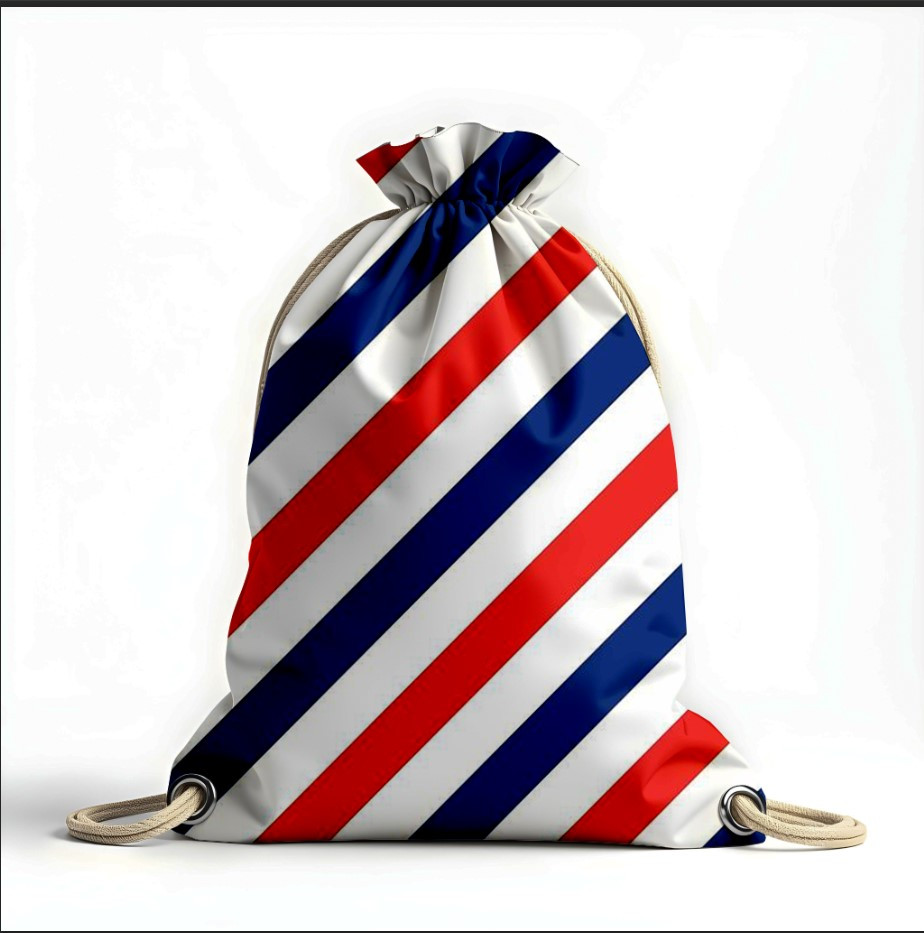 Рюкзак мішок з 3D принтом "Барбер смушки знак"