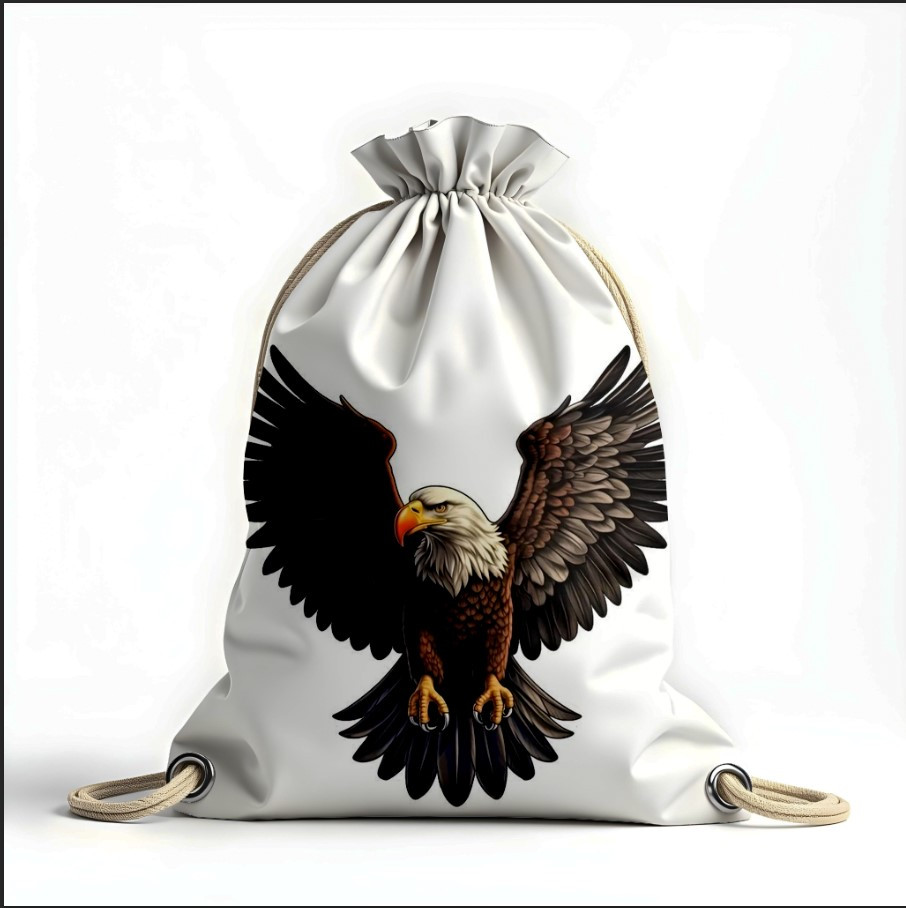 Рюкзак мішок з 3D принтом "Орел птах"