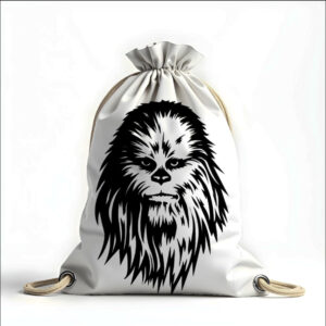 Рюкзак мішок з 3D принтом "Чубака Зоряні війни"