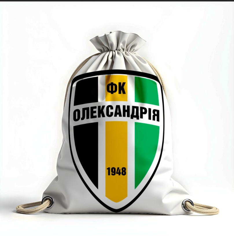 Рюкзак мішок з 3D принтом "Олександрія клуб футбол емблема"
