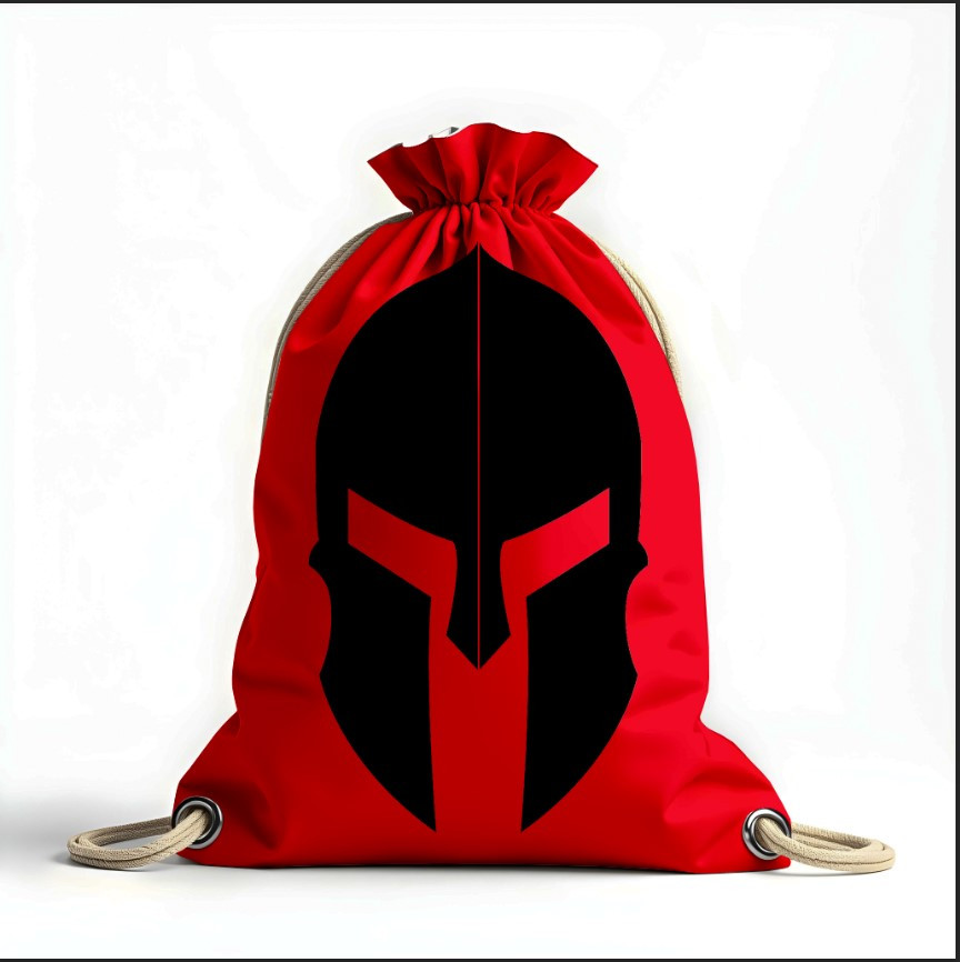 Рюкзак мішок з 3D принтом "Спарта шолом воїн"