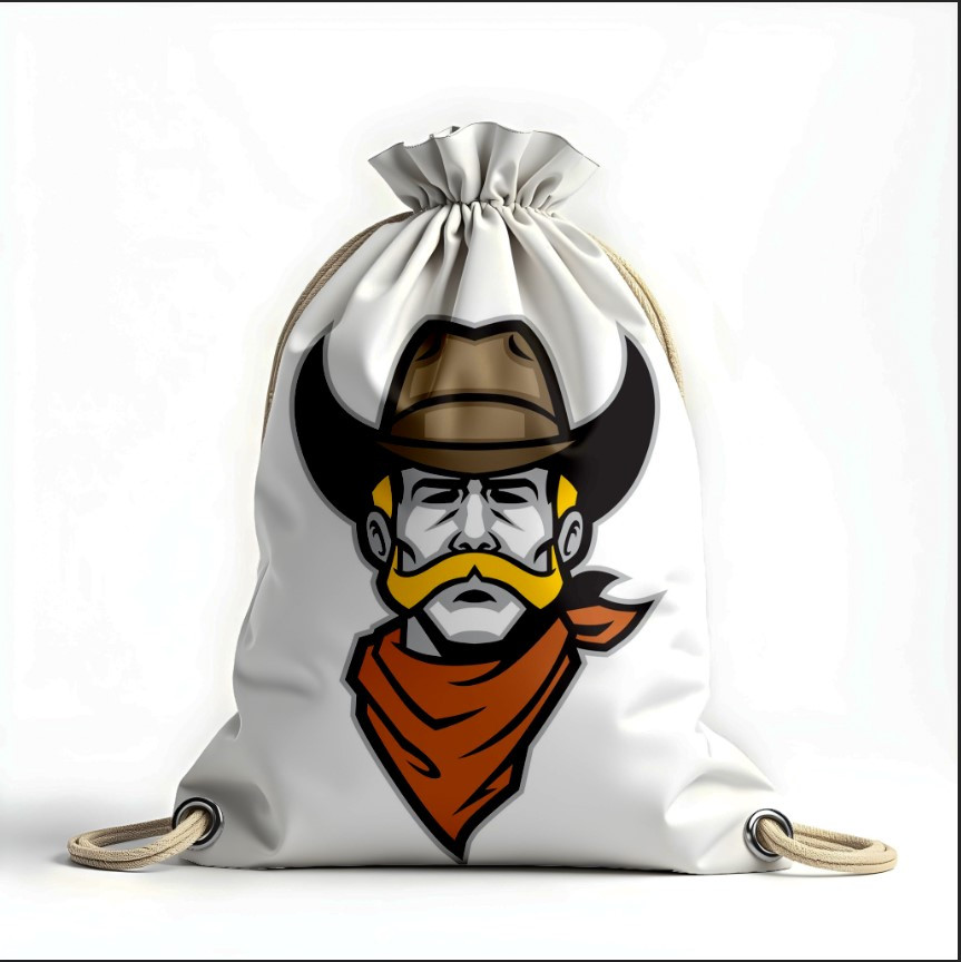 Рюкзак мішок з 3D принтом "Ковбой капелюх"