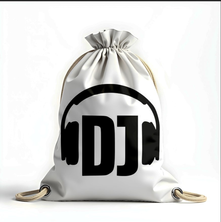 Рюкзак мішок з 3D принтом "Навушники діджей"