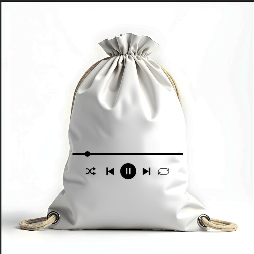 Рюкзак мішок з 3D принтом "Аудіо плеєр панель"