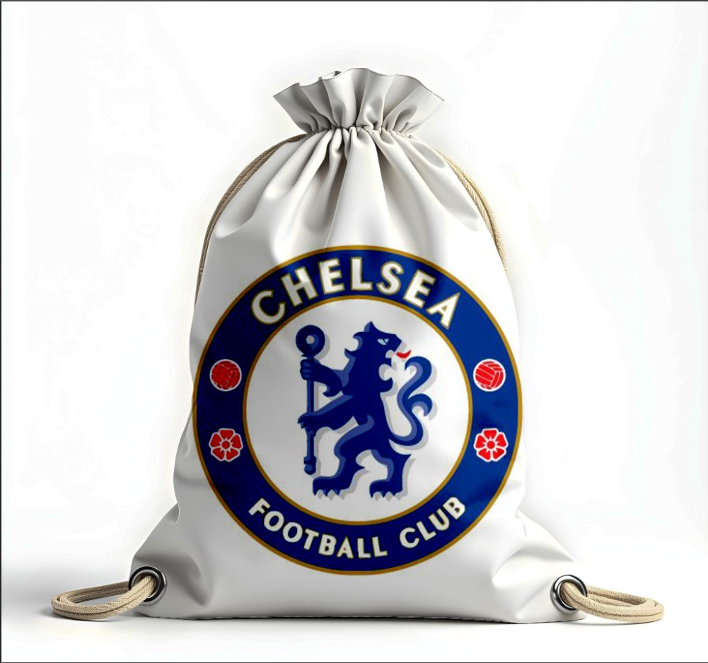 Рюкзак мішок з 3D принтом "Челсі клуб футбол емблема"