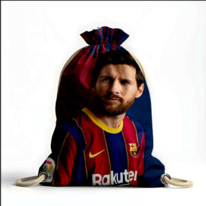 Рюкзак мішок з 3D принтом "Ліонель Мессі футбол"