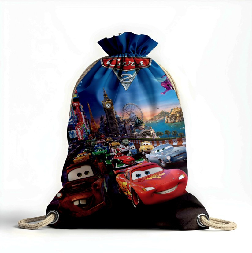 Рюкзак мішок з 3D принтом "Блискавка МакКвін авто мультик 3"