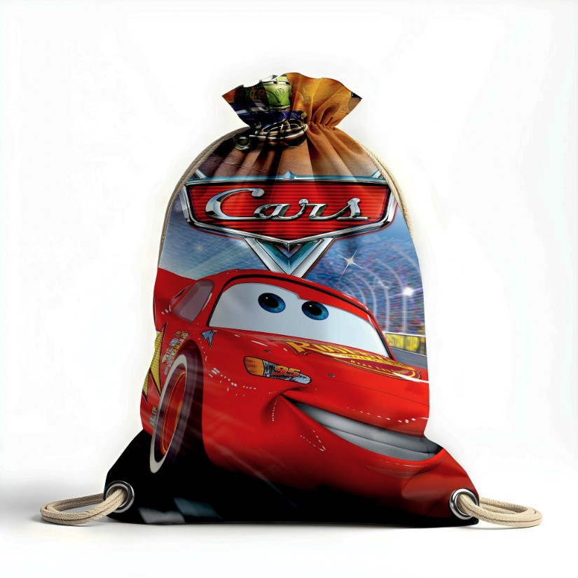 Рюкзак мішок з 3D принтом "Блискавка МакКвін авто мультик 1"