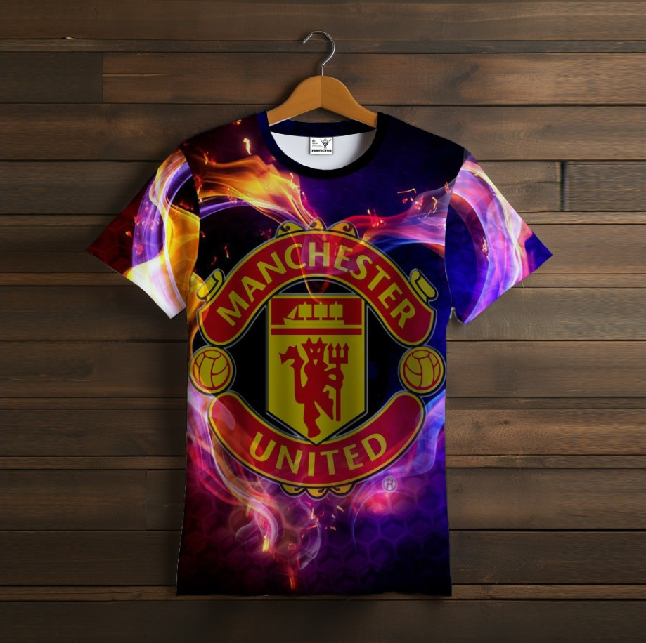 Футболка "Арт Манчестер Юнайтед футбольний клуб емблема" ВСІ Розміри Преміум тканина