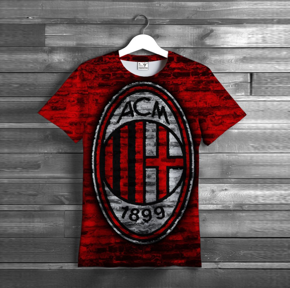 Футболка "Арт Мілан футбольний клуб емблема" ВСІ Розміри Преміум тканина