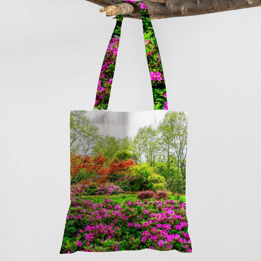 Сумка шопер Еко Квітучий Парк З Польовими Квітами