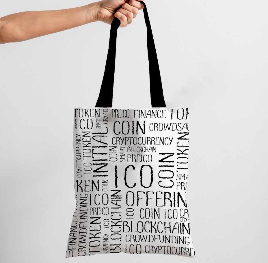 Сумка шопер Еко Текстура Чорних Літер