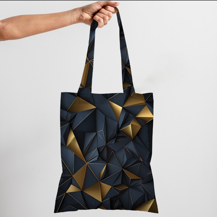 Сумка шопер Еко Полігональ Стиль Геометричний