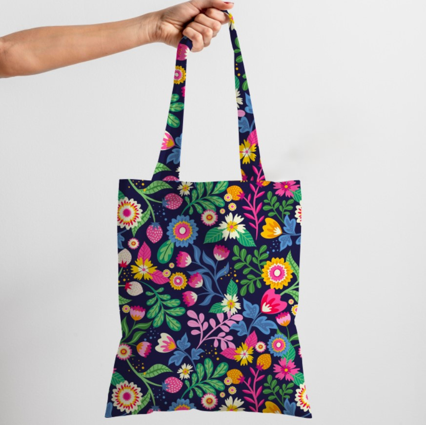 Сумка шопер Еко Квіти Художній Стиль