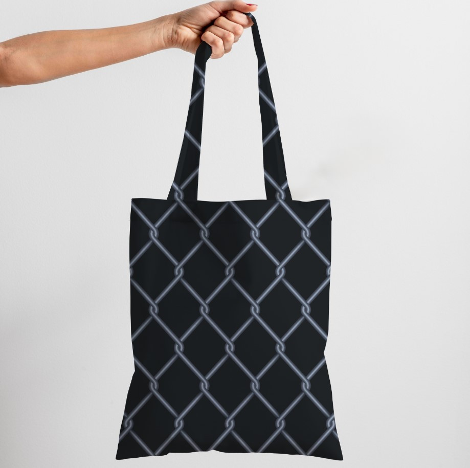 Сумка шопер Еко Текстура Металевих Грат