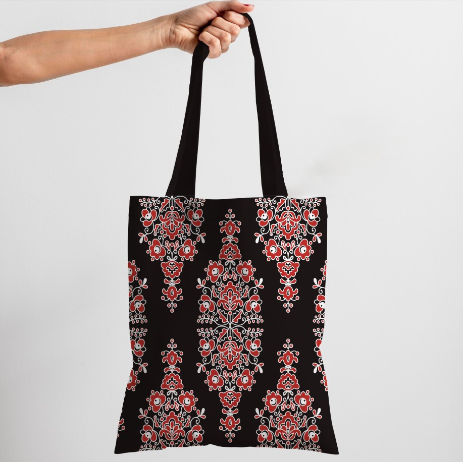 Сумка шопер Еко Український Квітковий Орнамент