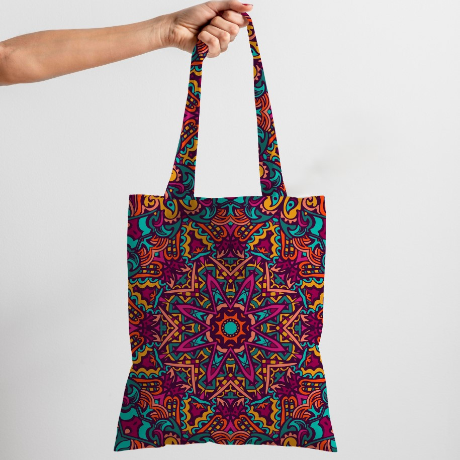 Сумка шопер Еко Мандала Етнічний Стиль Геометричний Орнамент