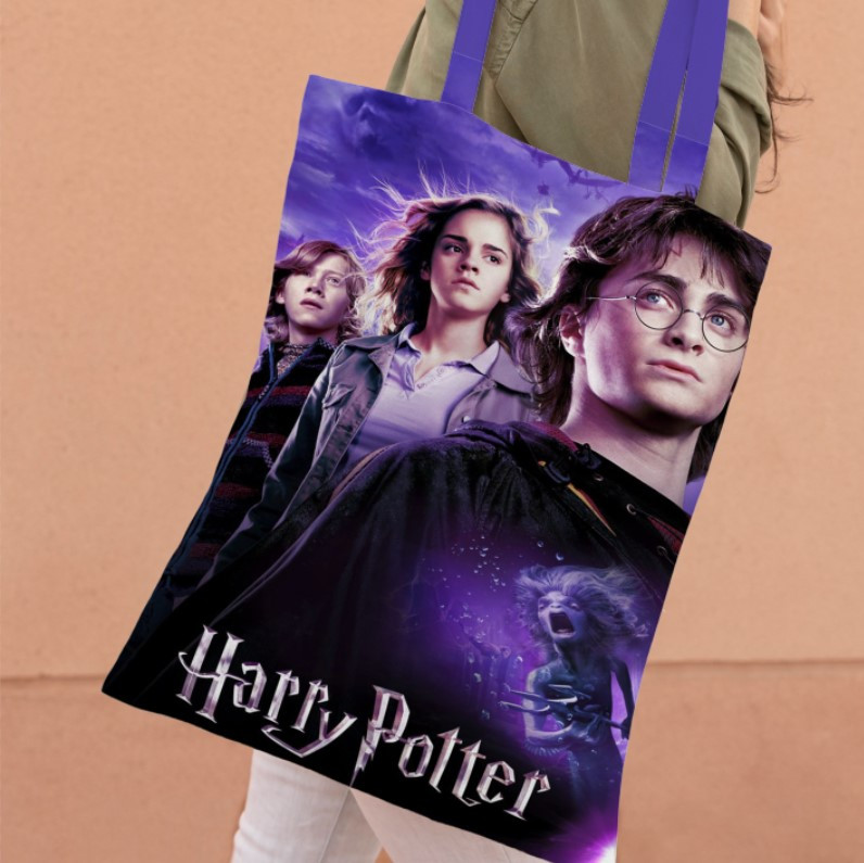 Сумка шопер Еко Гаррі Поттер Доббі Рон Герміона
