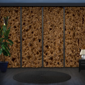 Комплект штор панельних з 4 х штук текстура "Хліб"