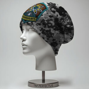 Шапка з 3D принтом "Сталкер Stalker гра Монолит лого камуфляж" ВСІ Розміри