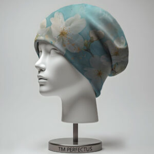 Шапка з 3D принтом "Яблуневий квіт" ВСІ Розміри