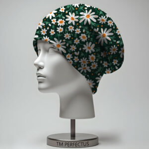 Шапка з 3D принтом "Ромашки" ВСІ Розміри