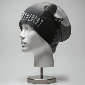 Шапка з 3D принтом "Сталкер Stalker 2 гра Протигаз лого" ВСІ Розміри