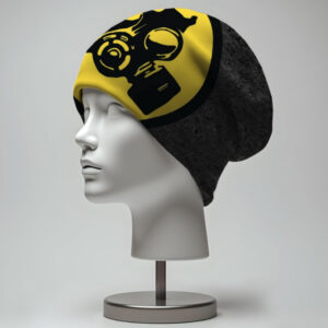 Шапка з 3D принтом "Сталкер гра Протигаз лого" ВСІ Розміри