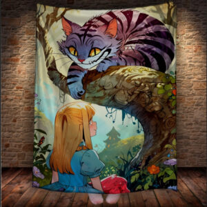 Плед "Аліса чеширський кіт аніме" 150х200 см.