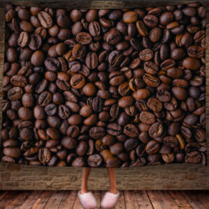 Плед "Кава Сажені Зерна Макро" 150х200 см.