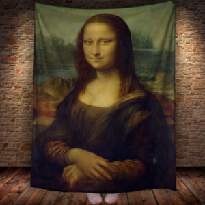 Плед "Картина Мона Ліза" 150х200 см.