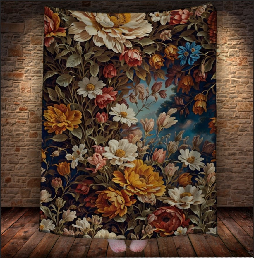 Плед "Квіти Польові Арт" 150х200 см.