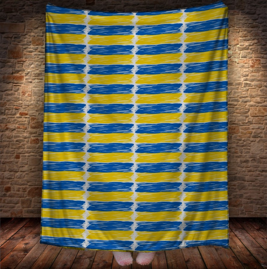 Плед "Прапорці України Фарба" 150х200 см.