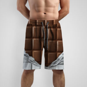 Шорти з принтом "Шоколадна плитка солодощі" ВСІ Розміри