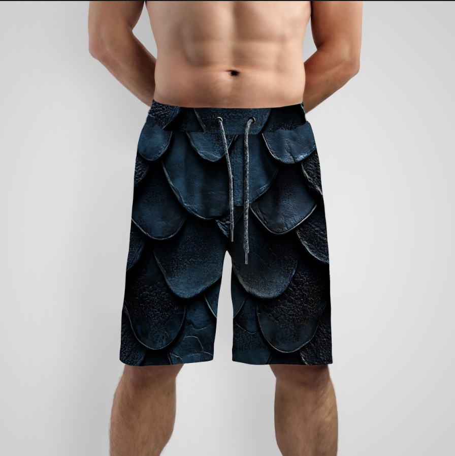 Шорти з принтом "Шкіряна луска дракона" ВСІ Розміри
