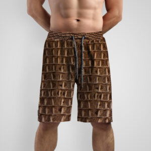 Шорти з принтом "Шкіра рептилії крокодила 2" ВСІ Розміри